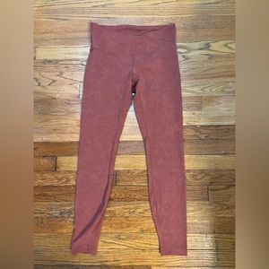 Lululemon Cross Waist Terracotta Legging 25"